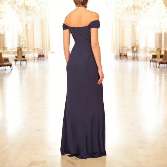 (DUPLICATE) Reformation NWT Marilyn Gown in Navy, Size: 8 (Orig: $428) - Picture 2 of 4